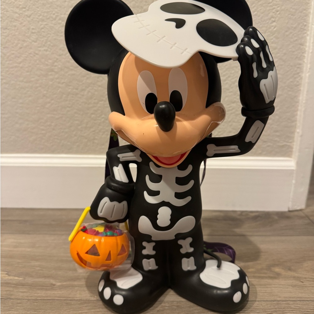 Skeleton Mickey Mouse Halloween Popcorn Bucket